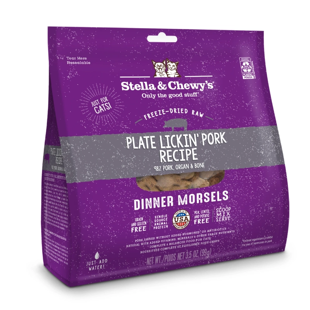 S&amp;C_cat_freeze_dried_plate_lickin_pork_3.5oz_1
