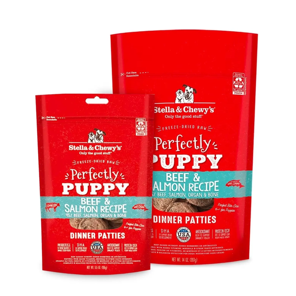 S&amp;C_dog_Freeze_Dried_Dinner_Patties_Perfectly_Puppy_Beef_Salmon_2in1_1