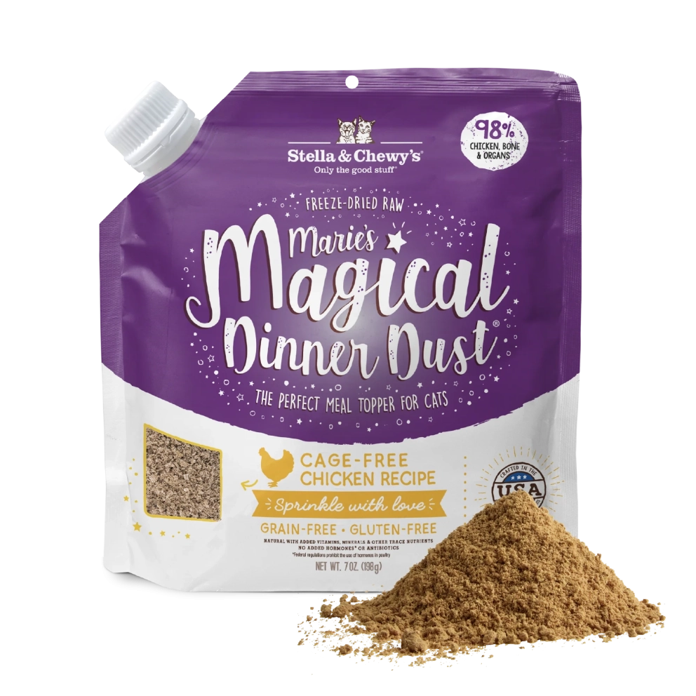 S&amp;C_cat_freeze_dried_Magical_DinnerDust_chicken_7oz_1