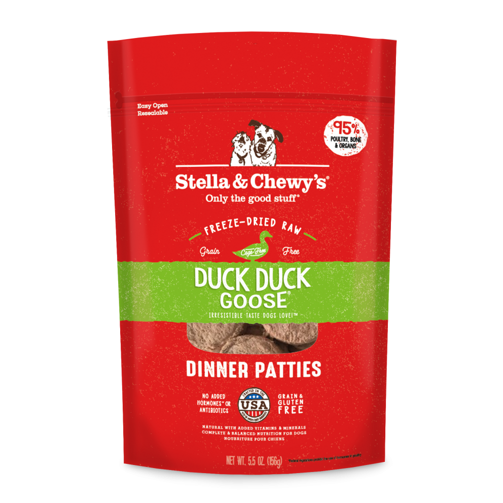 S&amp;C_dog_Freeze_Dried_Dinner_Patties_Duck_Duck_Goose_5.5oz_1