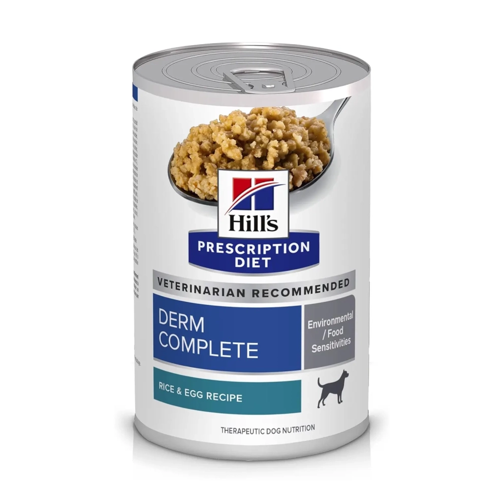 Hills-dog-canned-Food-Sensitivites-Derm-Complete-Rice&amp;Egg-13oz