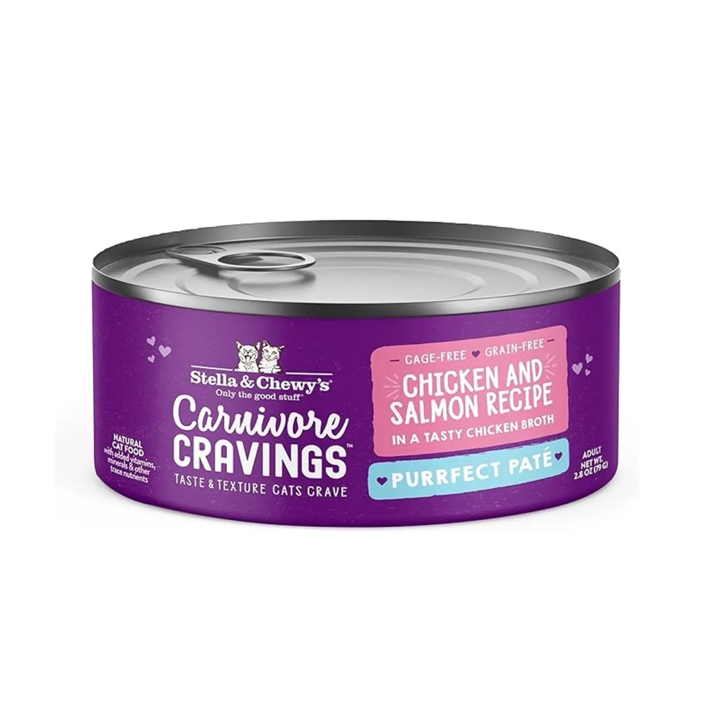 S&amp;C_CAt_Canned_Caruivore_Cravings_Pate_ChickenSalmon_2.8oz_1