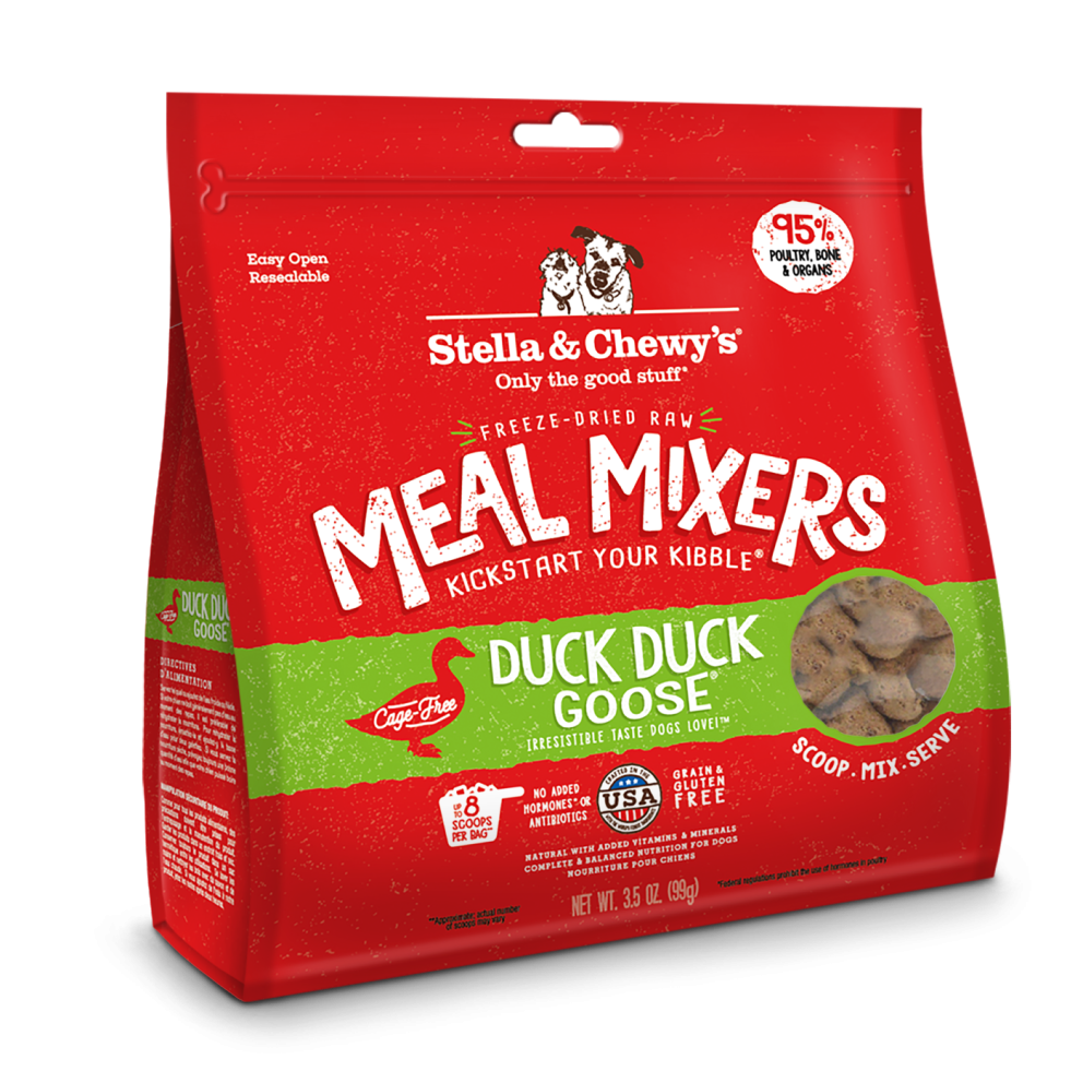 S&amp;C_dog_Dry_Freeze_Dried_MealMixers_Duck_Goose_3.5oz_1.2