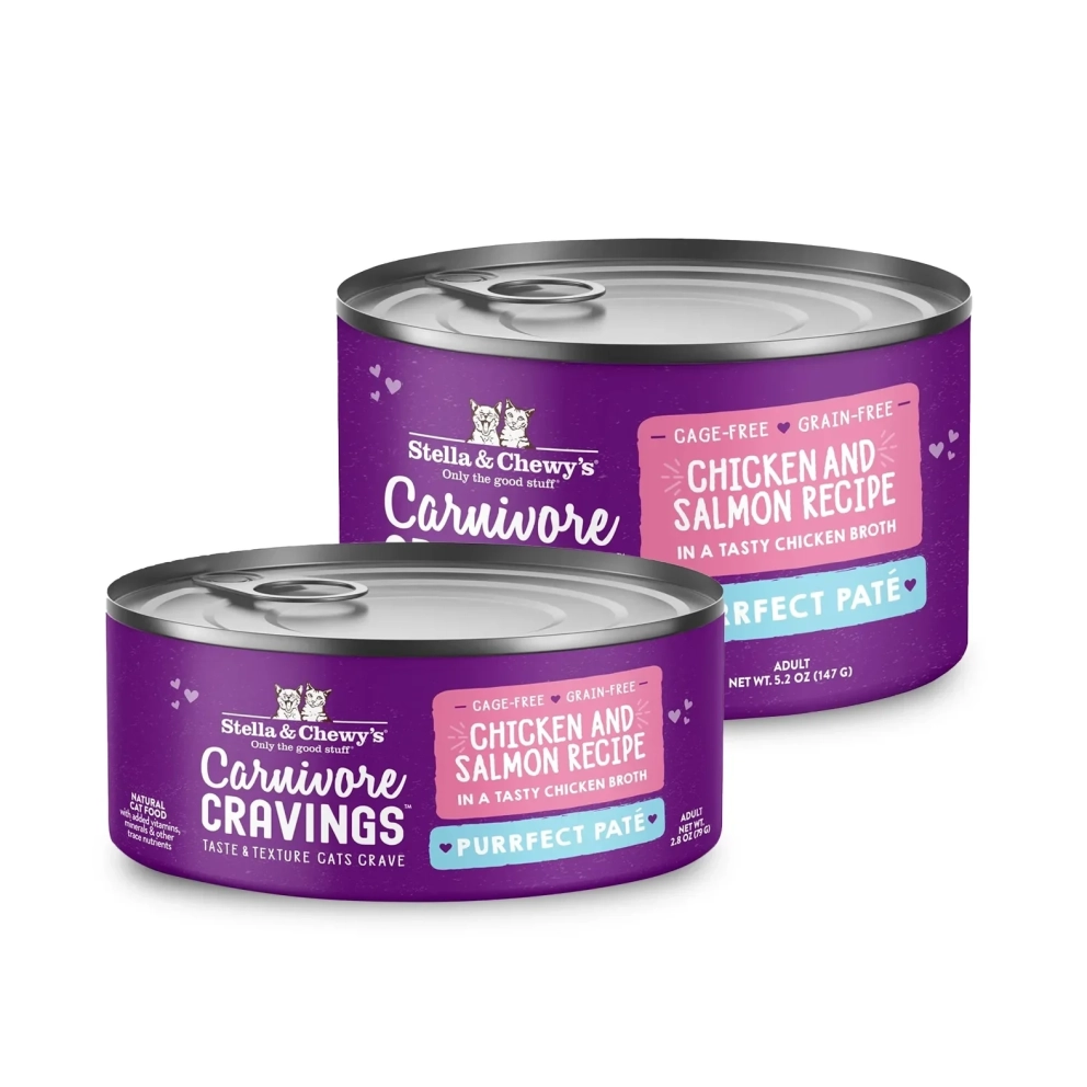 S&amp;C_CAt_Canned_Caruivore_Cravings_Pate_ChickenSalmon_2in1_1