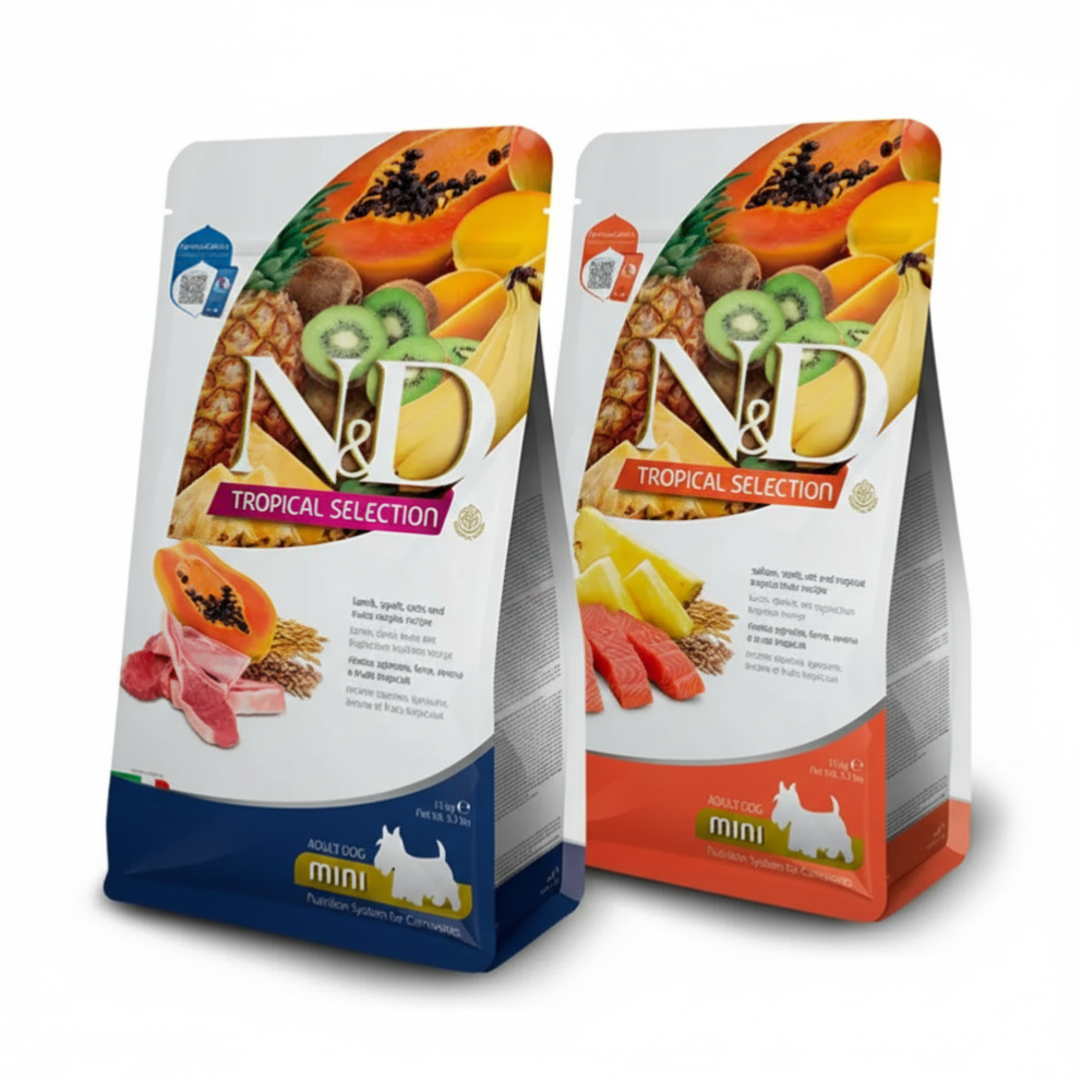Farmina-ND_dogs_dry_TropicalSelection_LowGrain_MiniAdult_2in1_1.5&amp;5kg_1