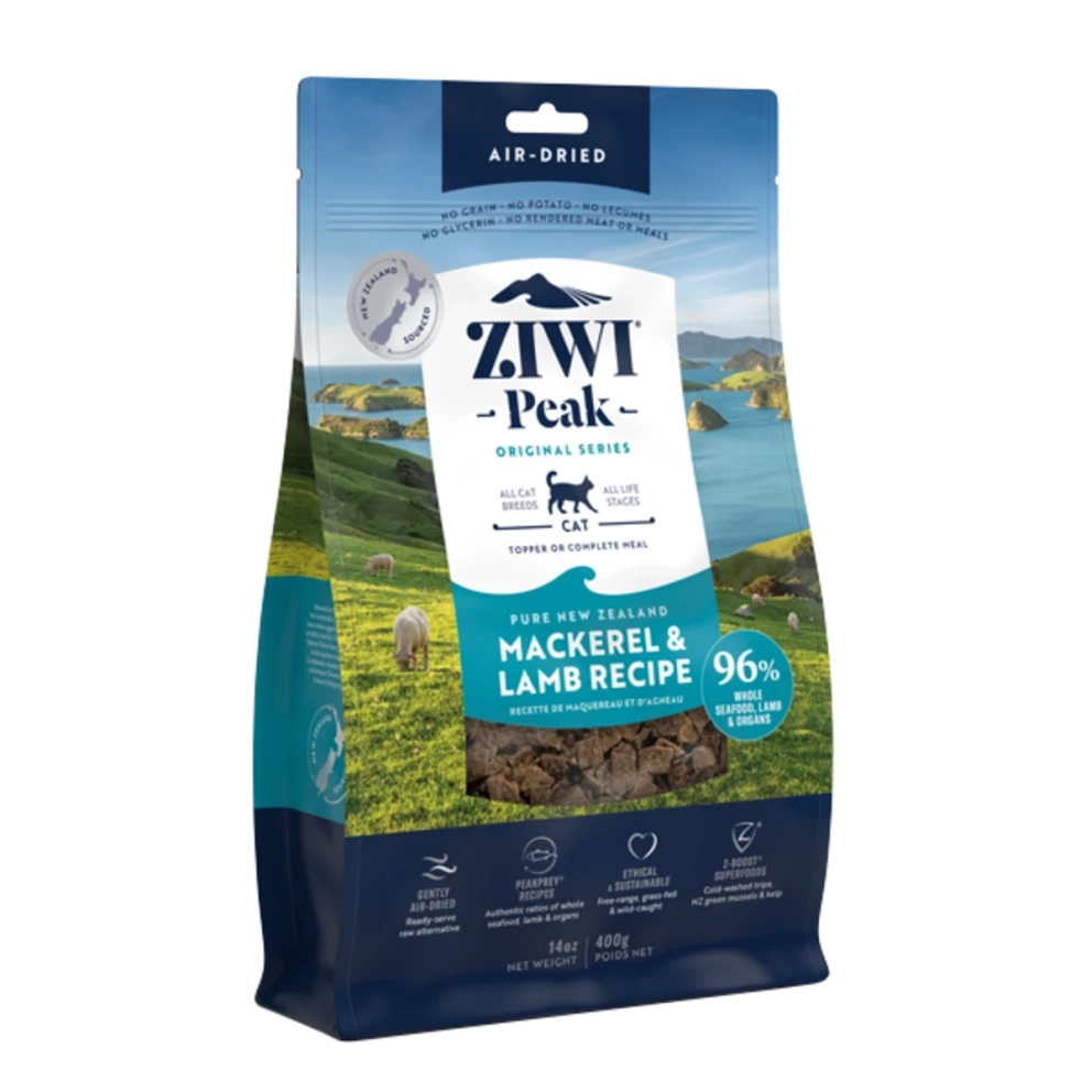 ZIWI_Peak_Cat_Dry_Originals_Air_Dried_Mackerel_Lamb_400g_14oz_1