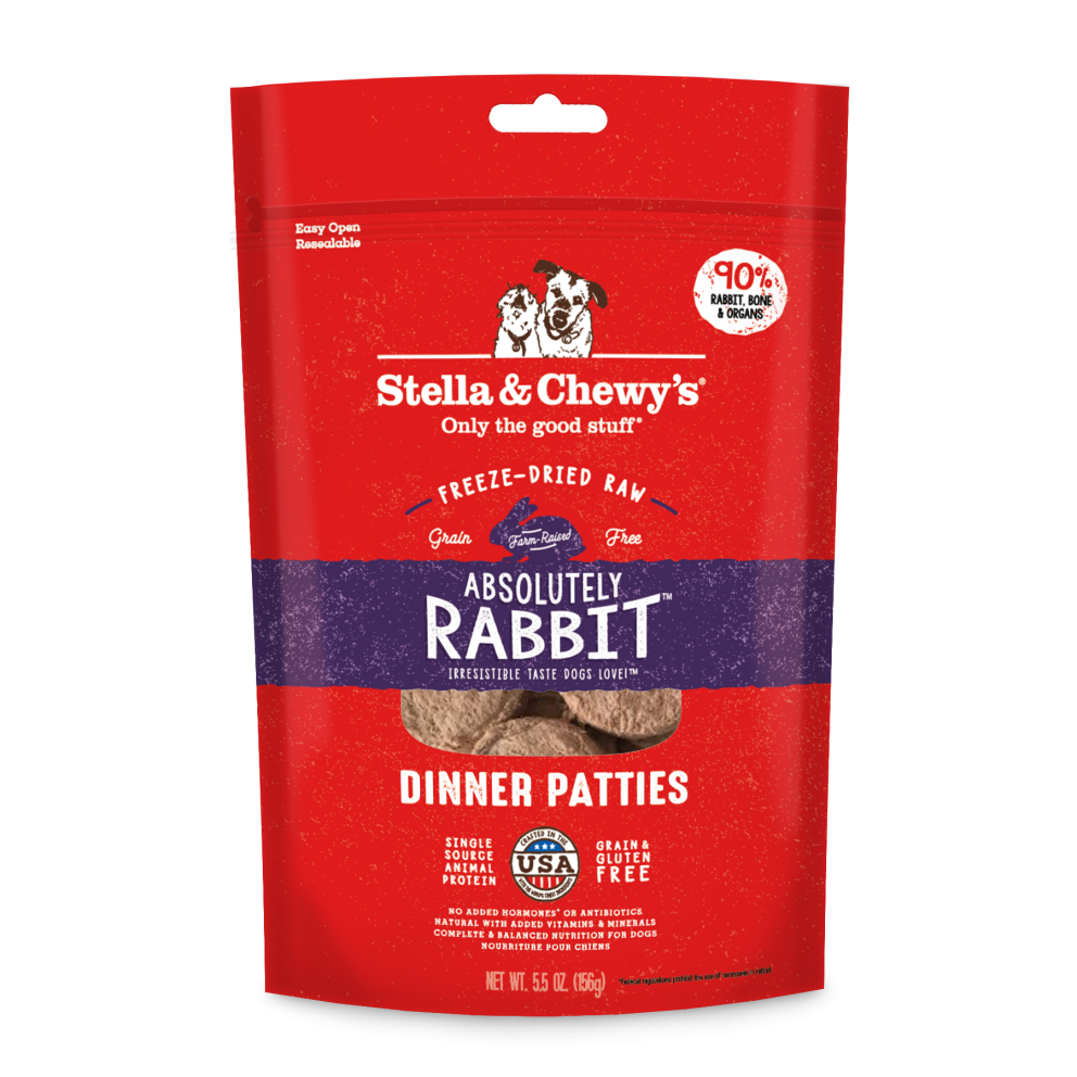 S&amp;C_dog_Freeze_Dried_Dinner_Patties_Absolutely_Rabbit_5.5oz_1