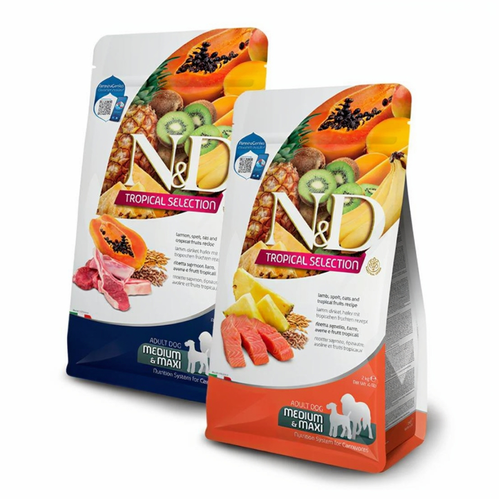 Farmina-ND_dogs_dry_TropicalSelection_LowGrain_MaxiAdult_2in1_2&amp;10kg_1