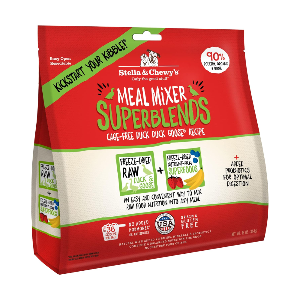 S&amp;C_dog_Dry_Freeze_Dried_Meal_Mixer_Superblends_Duck_16oz_1.1